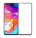 Stuff Certified® Samsung Galaxy A70 Full Cover Displayschutzfolie 9D gehärtete Glasfolie gehärtete Glasbrille