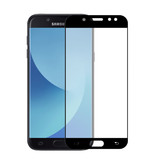 Stuff Certified® Samsung Galaxy J7 2017 Protecteur d'écran à couverture complète 9D Film de verre trempé Lunettes en verre trempé