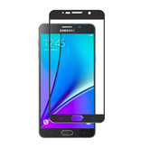 Stuff Certified® Samsung Galaxy Note 5 Protector de pantalla de cubierta completa 9D Película de vidrio templado Gafas de vidrio templado