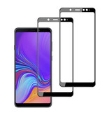 Stuff Certified® 2er-Pack Samsung Galaxy A9 2018 Full Cover Displayschutzfolie 9D Tempered Glass Film Tempered Glass Glass