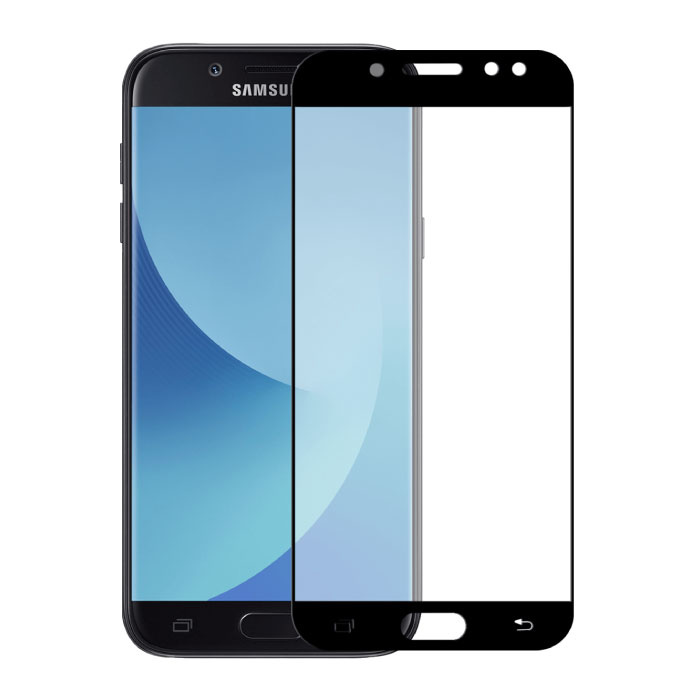 Pełnowartościowe zabezpieczenie ekranu do telefonu Samsung Galaxy J7 2017 Szkło hartowane 9D Szkło hartowane
