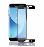 Stuff Certified® Paquete de 5 Samsung Galaxy J7 2017 Protector de pantalla de cubierta completa 9D Película de vidrio templado Gafas de vidrio templado