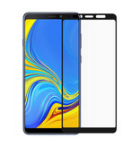 Stuff Certified® Paquete de 10 protectores de pantalla de cubierta completa para Samsung Galaxy A9 2018 Película de vidrio templado 9D Vidrio templado