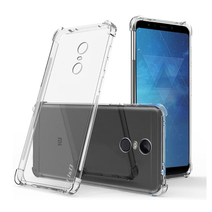 Funda Bumper Transparente Xiaomi Redmi 4X - Funda Transparente Funda Silicona TPU Antigolpes