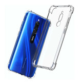 Stuff Certified® Funda Bumper Transparente Xiaomi Redmi 8A - Funda Transparente Silicona TPU Antigolpes