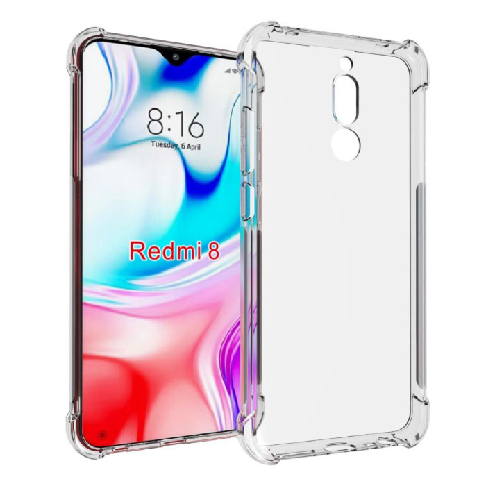 Stuff Certified® Xiaomi Redmi 9 Transparant Bumper Hoesje - Clear Case Cover Silicone TPU Anti-Shock