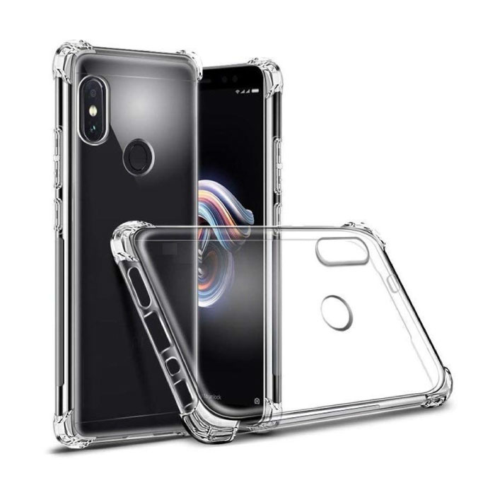 Coque Bumper Transparente Xiaomi Redmi Note 5 - Coque Transparente Silicone TPU Anti-Choc