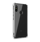 Stuff Certified® Przezroczysty pokrowiec na zderzak Xiaomi Redmi Note 6 - przezroczysty pokrowiec Silikon TPU Anti-Shock