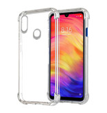 Stuff Certified® Coque Bumper Transparente Xiaomi Redmi Note 7 Pro - Coque Transparente Silicone TPU Anti-Choc