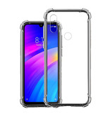 Stuff Certified® Coque Bumper Transparente Xiaomi Redmi Note 7 Pro - Coque Transparente Silicone TPU Anti-Choc