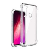 Stuff Certified® Przezroczysty pokrowiec na zderzak Xiaomi Redmi Note 8 - przezroczysty pokrowiec Silikon TPU Anti-Shock