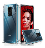 Stuff Certified® Przezroczysty pokrowiec na zderzak Xiaomi Redmi Note 9 Pro Max - przezroczysty pokrowiec Silikon TPU Anti-Shock