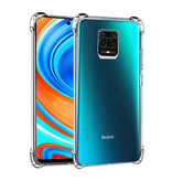 Stuff Certified® Przezroczysty pokrowiec na zderzak Xiaomi Redmi Note 9 Pro Max - przezroczysty pokrowiec Silikon TPU Anti-Shock