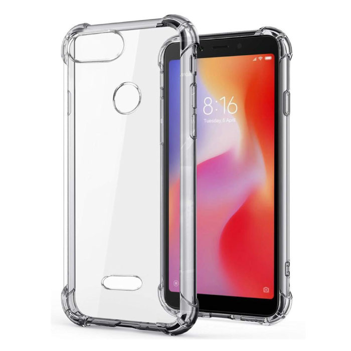 Custodia Bumper Trasparente per Xiaomi Mi 6 - Cover Trasparente in Silicone TPU Anti-Shock