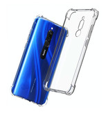 Stuff Certified® Custodia protettiva trasparente per Xiaomi Mi 8 Lite - Cover trasparente in silicone TPU anti-shock
