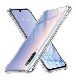 Stuff Certified® Xiaomi Mi 9 Lite Transparent Bumper Case - Clear Case Cover Silicone TPU Anti-Shock