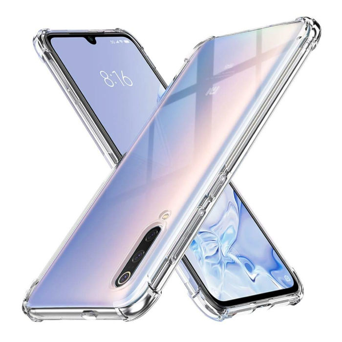 Custodia protettiva trasparente per Xiaomi Mi 9 Lite - Cover trasparente in silicone TPU anti-shock