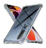 Stuff Certified® Custodia protettiva trasparente per Xiaomi Mi 10 - Cover trasparente in silicone TPU anti-shock