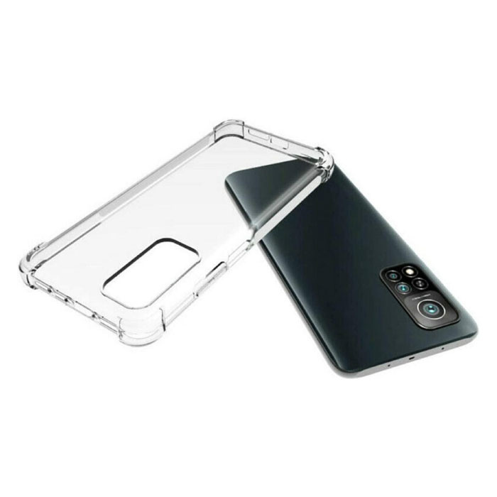 Stuff Certified® Xiaomi Mi Note 10 Pro Transparente Stoßstangenhülle - Klare Hülle Silikon TPU Anti-Shock