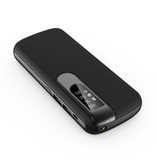 Allpowers Powerbank 50.000 mAh Doppia porta USB 2x - Display a LED e torcia - Caricabatteria esterno per batteria di emergenza Caricabatterie nero