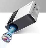 Thundeal Mini projecteur LED TD90 - Lecteur multimédia domestique Mini Beamer