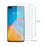 Stuff Certified® Huawei P40 Displayschutzfolie aus gehärtetem Glas Filmglas aus gehärtetem Glas