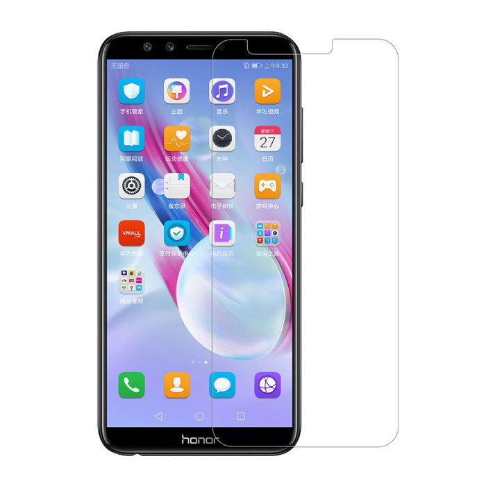 Occhiali in vetro temperato con pellicola in vetro temperato per Huawei Honor 9 Lite