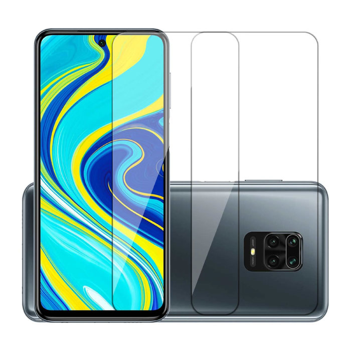 Stuff Certified® 10er Pack Xiaomi Redmi Note 9 Displayschutzfolie aus gehärtetem Glas Filmglas aus gehärtetem Glas