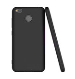 HATOLY Xiaomi Redmi Note 8 Funda de silicona ultradelgada TPU Funda negra