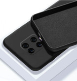 HATOLY Custodia in silicone ultra sottile per Xiaomi Redmi Note 8 Pro Custodia in TPU nera