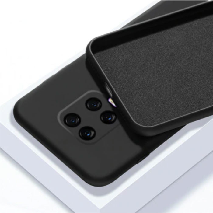 Funda silicona gel Xiaomi Redmi Note 9 Negra