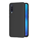 HATOLY Xiaomi Mi 9 Lite Ultraslim Silicone Case TPU Case Cover Black
