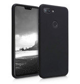 HATOLY Custodia in silicone ultra sottile per Xiaomi Redmi 9 Custodia in TPU nera