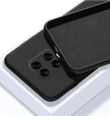 HATOLY Custodia in silicone ultra sottile per Xiaomi Redmi 9C Custodia in TPU nera