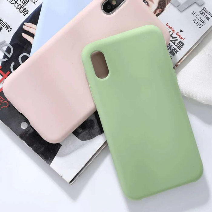 Xiaomi Redmi Note 9S / Note 9 Pro Funda Gel Tpu Silicona Líquida Verde  Oscura