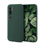 HATOLY Xiaomi Mi 10 Lite Ultraslim Silicone Case TPU Case Cover Dark Green