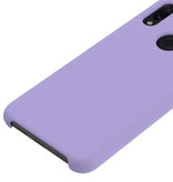 HATOLY Xiaomi Redmi Note 8 Housse en silicone ultra-mince Housse en TPU Violet