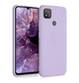 HATOLY Xiaomi Redmi Note 9 Ultraslim Silicone Hoesje TPU Case Cover Paars
