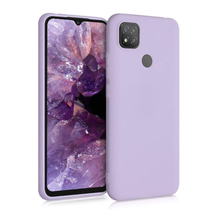 Xiaomi Redmi Note 9 Ultraslim Silicone Case TPU Case Cover Purple
