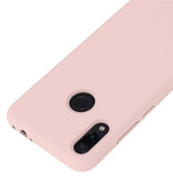 HATOLY Custodia in silicone ultra sottile per Xiaomi Redmi Note 8 Custodia in TPU rosa