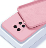 HATOLY Xiaomi Mi Note 10 Ultraslim Silikongehäuse TPU-Gehäuseabdeckung Pink