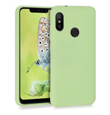 HATOLY Xiaomi Mi Note 10 Lite Ultraslim Silikongehäuse TPU-Gehäuseabdeckung Grün