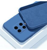 HATOLY Xiaomi Redmi Note 9 Pro Max Ultraslim Silicone Case TPU Case Cover Blue