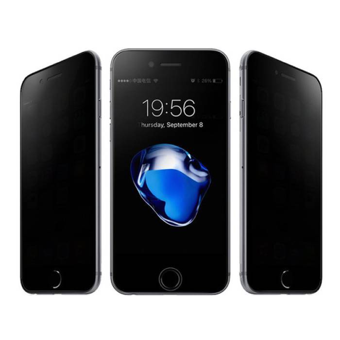 iPhone XR Privacidad Protector de pantalla de cristal templado de Cine