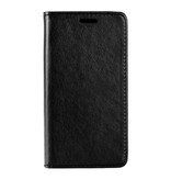 Stuff Certified® Portafoglio con custodia in pelle Xiaomi Redmi 4X - Custodia con custodia in pelle PU nera