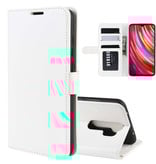 Stuff Certified® Skórzany portfel Xiaomi Redmi 5 - Portfel ze skóry PU Pokrowiec Cas Case White