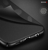 USLION Coque Magnétique Ultra Fine pour Samsung Galaxy S8 Plus - Coque Rigide Matte Noire