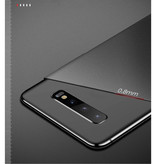 USLION Carcasa Magnética Ultra Delgada para Samsung Galaxy S10 - Carcasa Dura Mate Negra