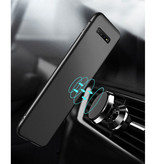 USLION Coque Magnétique Ultra Fine pour Samsung Galaxy S10 Plus - Coque Rigide Matte Noire