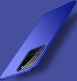 USLION Magnetyczne Ultra Thin Case Samsung Galaxy S20 Plus - Hard Matte Case Cover Blue